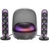 Harman Kardon Set altoparlanti pc Soundsticks 5 Clear black 190W HKSOUNDSTK5BEP"