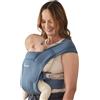 Ergobaby Embrac, marsupio per neonati, 3,2-11,3 kg, colore: Blu Oxford