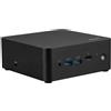 MSI CUBI NUC AI 1UMG-005EU PC/STAZIONE DI LAVORO INTEL CORE ULTRA 7 155H 16 GB DDR5-SDRAM 1 TB SSD WINDOWS 11 PRO MINI PC NERO