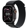 APPLE WATCH ULTRA 3 GPS + CELLULAR 49MM CASSA TITANIO NERO CON ALPINE LOOP NERO- LARGE