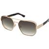 Dsquared2 D2 0083/S 06J/9K | Occhiali da Sole Graduati o Non Graduati | Prova Online | Unisex | Metallo | Quadrati | Oro | Adrialenti