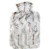 HUGO FROSCH Borraccia classica con rivestimento in pile ad alto spessore da 1,8 litri marrone/argento melange