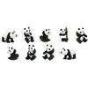 Safari set avatar panda junior nero/bianco 9 pezzi