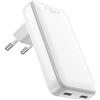 FIXED Caricabatterie 45W PD 3.0 2x USB-C, caricatore fisso sottile Gan, bianco