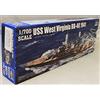 Trumpeter 1:700 -Modellino Nave da Guerra U.S.S. West Virginia BB-48 1941
