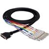 Hosa DTP-802, Balanced Snake, DB25 to 1/4 in TRS, 2 m