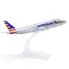 QIYUMOKE Boeing 777 AA Airlines 1/400 Modello di aeroplano in metallo pressofuso con supporto Collezione di aerei modello Airlines per regalo per gli appassionati di aviazione