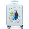 Disney Joumma Frozen Forever Valigia da Cabina Blu 33x50x20 cm Rigido 2.35 kgs Lucchetto a Combinazione Laterale ABS 2.35 kgs 33L Bagaglio a Mano