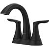 PFISTER LG48WRPB Set Centrale a 2 Maniglie da 10,2 cm, Nero Opaco