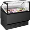 Attrezzature Professionali Vetrina Espositiva Componibile RICCIONE GLITTER 12 - Gelato Mantecato, Su Stecco o Pasticceria - Volume Interno lt 210