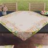 PETTI Artigiani Italiani - Accessori Tessili da Cucina, Centrotavola Pasqua Moderno 90x90 cm in Microfibra, Tovaglia Centro Tavola Elegante in Stampa Digitale 26 34, 100% Made in Italy