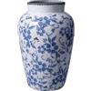 XMZXKJ Vaso da fiori vintage blu e bianco in porcellana per la casa decorazione natalizia rustica
