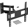D-Line Supporto de Parete per TV da 32-70 Pollici, Full Motion, VESA 200x200mm - 400x400mm, supporta un peso di fino a 50 kg
