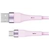 Krüger&Matz Kruger & Matz - Cavo USB micro USB, 1 m, silicone, rosa, KM1270-1P