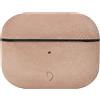 Decoded Custodia in pelle antiurto per Airpods Pro, compatibile con QI, decodificata - Rosa