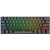 Royal Kludge Tastiera meccanica Royal Kludge Rk61 Rgb, interruttore rosso (nero) (Qwerty)