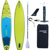 Gladiator ONE 12'6 SUP Board Touring Lime 2026 - Set completo gonfiabile
