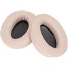 Merkloos Cuscinetti auricolari in morbida schiuma memory e pelle proteica - Cuscinetti auricolari di ricambio per Sony WH-H900N WH-H910N - Isolamento acustico migliorato - Cuffie con rivestimento beige.