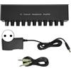 Gistuch Amplificatore per cuffie Aux Mini Jack 3,5 mm Ingresso 1 in 10 Uscita Canale Adattatore audio stereo Distributore 100-240 V Spina UE
