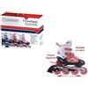 Garlando Pattini in Linea FIREWHEEL Allungabili Taglia L 38-41