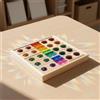 Blocchi Arcobaleno in Acrilico Colori Vivaci Set Costruzioni Trasparenti