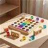 Blocchi Arcobaleno in Acrilico Colori Vivaci Set Costruzioni Trasparenti