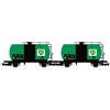 Rivarossi FS 2 UNIT PACK 2-AXLE TANK WAGON BP EP.IV 1:87