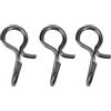 VGEBY Snap da Pesca, 50 Pezzi Nero Acciaio Inossidabile con Moschettone, Moschettone da Pesca, for Pesca Sportiva Fly Fishing e Appassionati