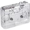 Docooler Lettore di cassette USB portatile, lettore cassette trasparente, registrazione della cassetta USB con porta USB 2.0