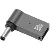 PUSOKEI Adattatore da USB C a DC, 90 Gradi USB C Femmina a Maschio DC 4.5x3.0mm Convertitore Spina Jack Barilotto, Connettore per Caricabatterie Portatile 100W 5A PD per Laptop