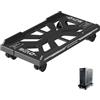 Ruikcoll Supporto per Pc Ruikcoll, Supporto per Cpu Mobile, Accessori per Computer, con Quattro Ruote per Giocatori, Casa, Ufficio (Nero)