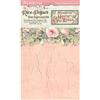 8 Carte di riso in A6 Backgrounds House of Roses