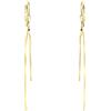 SOFIA MILANI - Orecchini da Donna in Argento 925 - Placcati in Oro - Orecchino Pendente a Sfera Catena - E2673