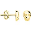 SOFIA MILANI - Orecchini da Donna in Argento 925 - Placcati in Oro - Orecchino a Perno a Cranio - E2803