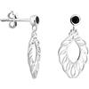 SOFIA MILANI - Orecchini da Donna in Argento 925 - con Pietra Zircone - Orecchino Pendente a Fiore Ornamento - E2908
