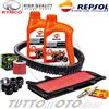 Repsol - Hiflo - NGK - Bando TAGLIANDO REPSOL FILTRI CANDELA RULLI CINGHIA KYMCO PEOPLE GT I 300 2010-2016