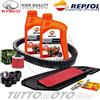 HIFLO KIT TAGLIANDO REPSOL FILTRI CANDELA CINGHIA RULLI KYMCO DOWNTOWN 300 i 2009 2010