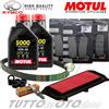 Motul - NGK - Bando - Braking Tagliando KYMCO XCiting 300 I R 2009-2014 / Kit Olio Motul 5000 10W40 Completo