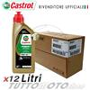 CASTROL 12L OLIO CASTROL POWER1 RACING 10W40 4T LUBRIFICANTE 100% SINTETICO MOTO SCOOTER