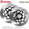 BREMBO Kit Dischi Freni Anteriori KAWASAKI Z 750 2004-2008 / Z750 Brembo Serie Oro