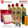 Castrol - Hiflo - NGK - Meiwa Tagliando DUCATI Panigale S-R 1199cc 2012 2013 Olio Castrol 15W50 Filtri Candele