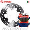BREMBO Disco freno + Pastiglie YAMAHA TDM 900 2006 2007 2008 / KIT Brembo POSTERIORE