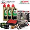 CASTROL - HIFLO - NGK - FERODO Tagliando KYMCO XCiting 500 i R 2008 2009 2010 / Kit Olio Castrol Manutenzione