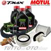 MOTUL - HIFLO - NGK - MITSUBOSHI Tagliando YAMAHA T-MAX 500 2001 2002 2003 / Kit Olio Filtri Candele Cinghia TMAX