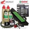 CASTROL - CHAMPION - BANDO - MITSUBOSHI Tagliando HONDA SH 300 i con senza abs 2016 2017 2018 Kit Olio Castrol Completo