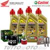 CASTROL - HIFLO - NGK Tagliando HONDA Integra 750 Dct 2014-2020 Olio CASTROL 10W30 + filtri e candele