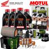 MOTUL - HIFLO - NGK - TROFEO Tagliando HONDA CBF 600 N-S / ABS 2005 2006 Kit Olio Motul 7100 10W40 Completo