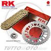 RK KIT TRASMISSIONE RK DUCATI MONSTER 696 2008 2009 2010 2011 CATENA CORONA PIGNONE