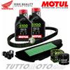 MOTUL - BANDO - MITSUBOSHI - HIFLO Tagliando HONDA SH 300 / ABS 2016 2017 2018 - Olio Motul + Filtri Rulli Cinghia