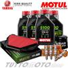 Motul - Hiflo - NGK Tagliando YAMAHA YZF-R1 - R1M 1000 2017 2018 2019 Olio Motul 5100 Filtri Candele